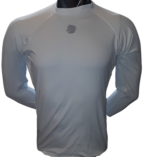 Men's Long Sleeve Rash Guard - White