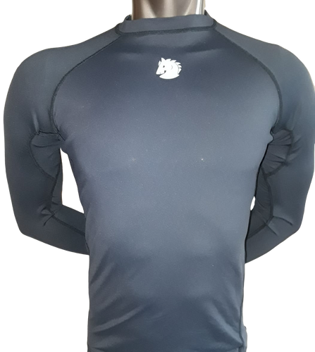 Men's Long Sleeve Rashguard - Black