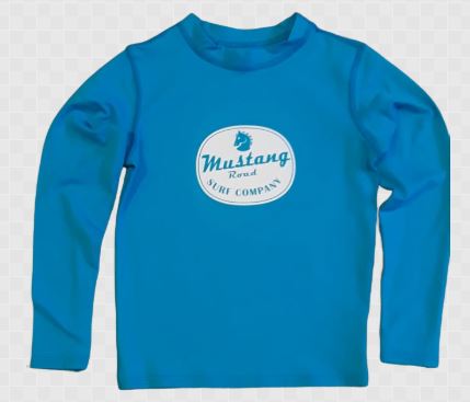 Youth Long Sleeve Sun Shirt - Turquoise